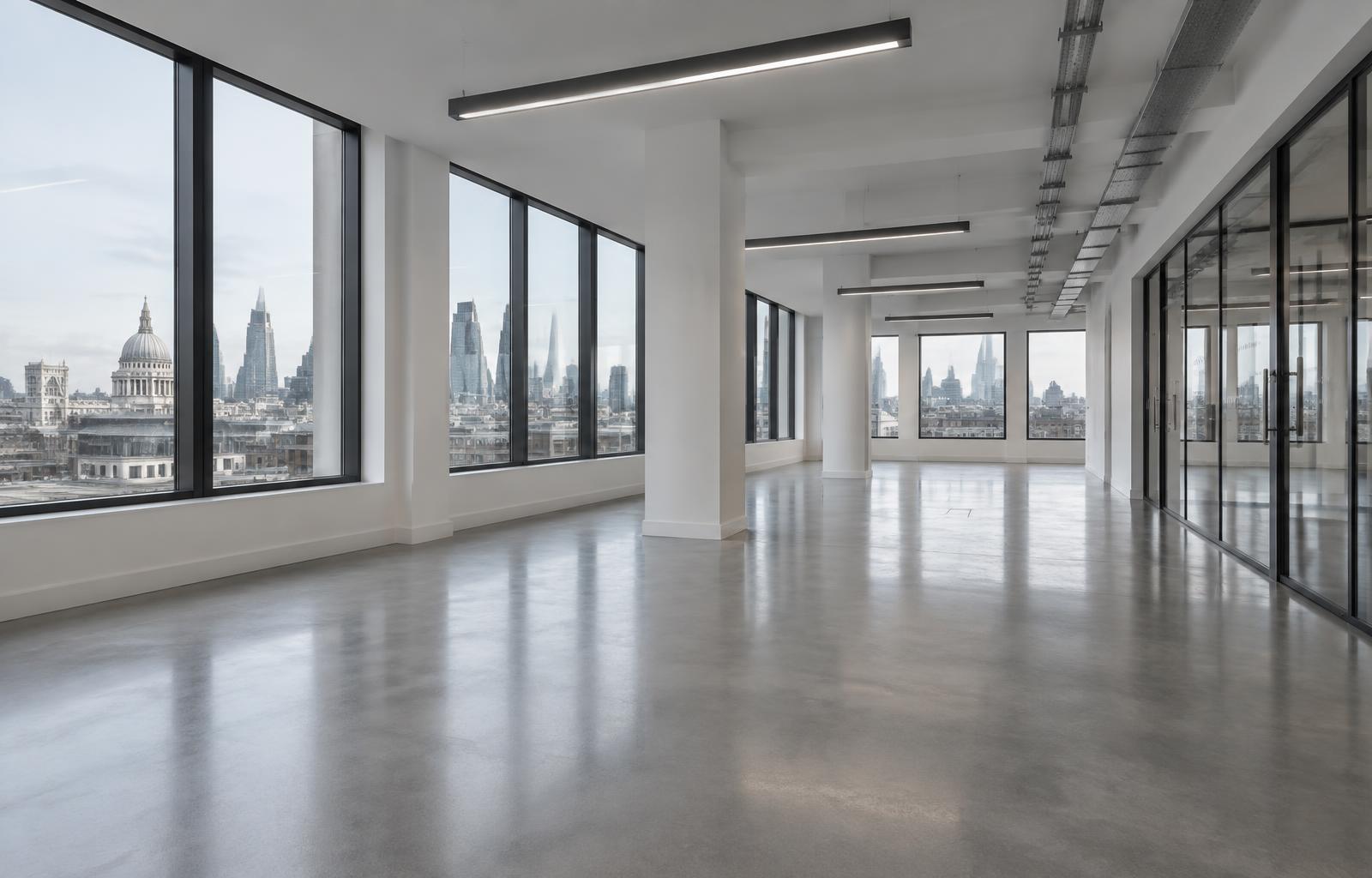 Redecorated commercial office